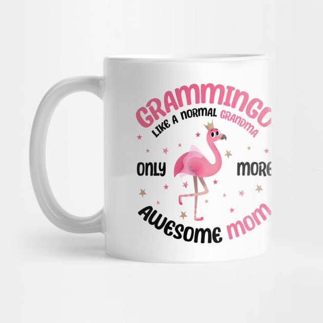 Grammingo like a normal grandma only more awesome mom with cute flamingo by star trek fanart and more